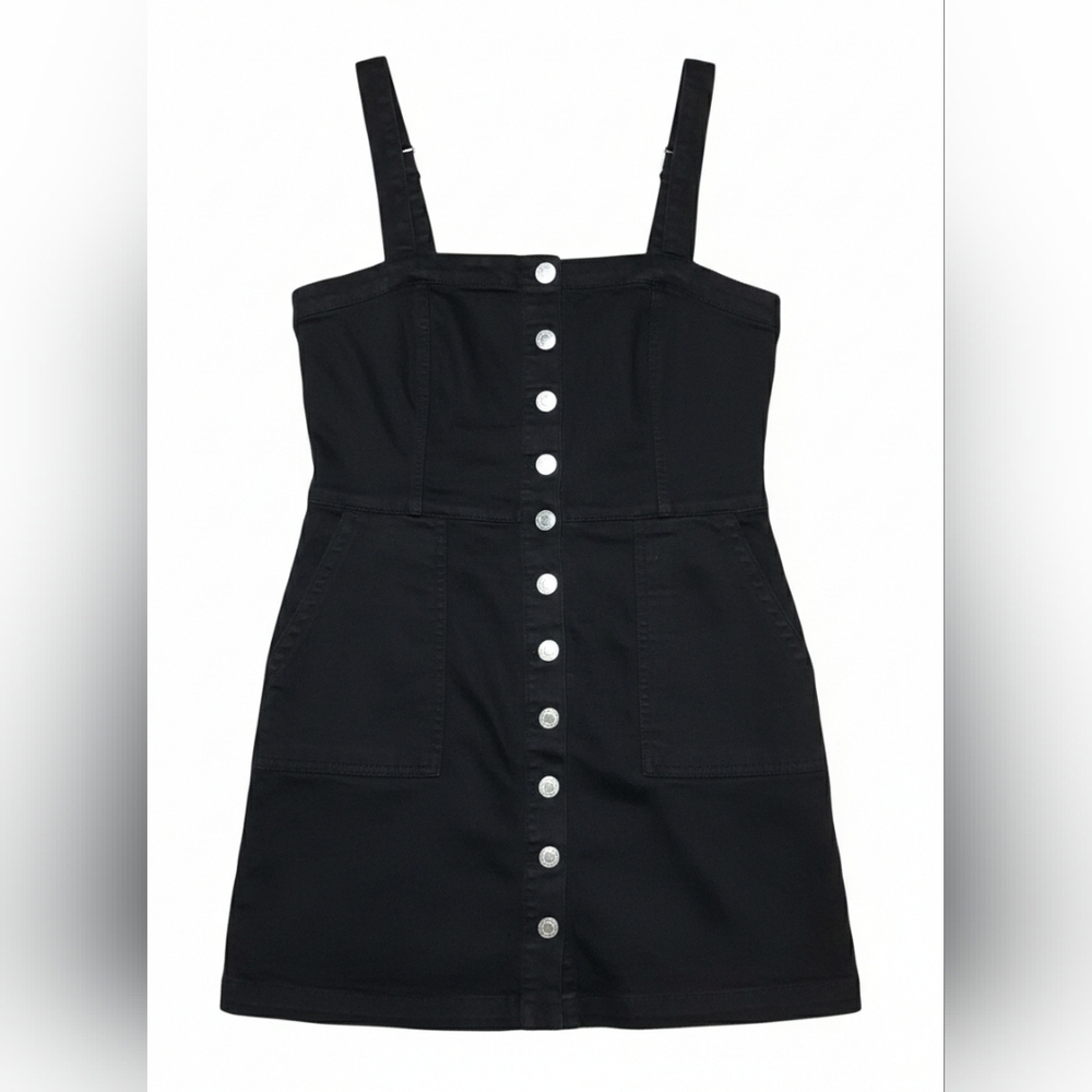 Garage Black Jean Dress - Picture 2 of 3